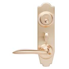 Behörssats ASSA ABLOY Entré D12 Mattborstad mässing