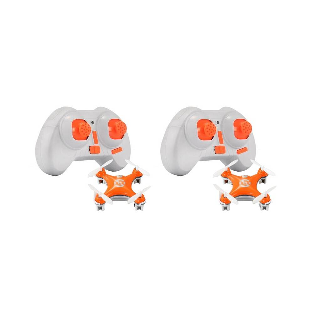 2X RC Quadcopter Cx10 Remote Control Drone 2.4G 4CH with LED Electronic Helicopter Electric Airplane Toys B