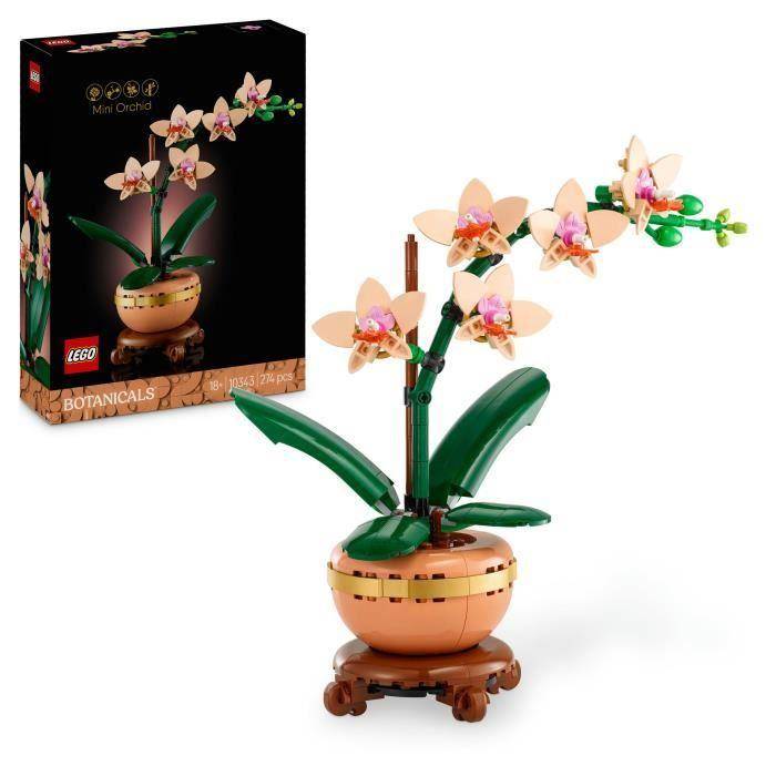 LEGO Botanik 10343 Miniorchidén - Konstgjorda blommor - Presentidé