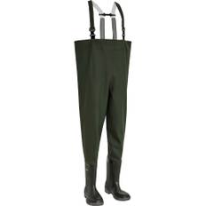 Elka 190000 Ekstra Kraftige Waders med korte Dunlop støvler-oliven-37