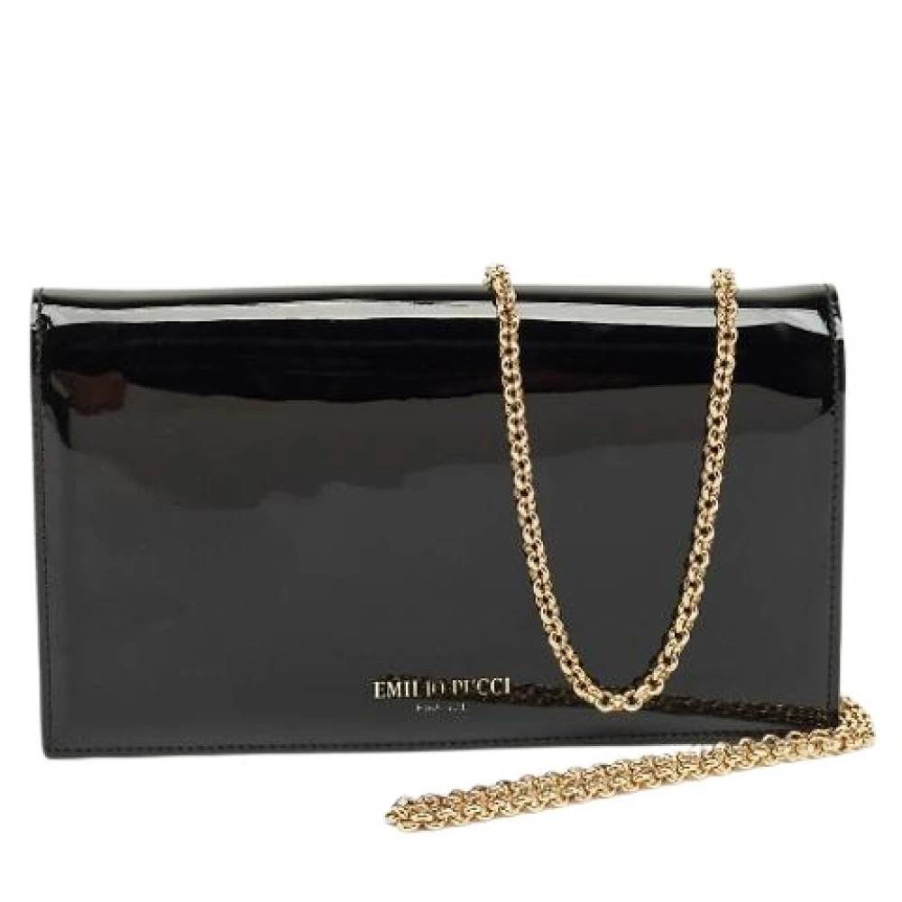 Emilio Pucci Pre-owned Pre-owned Clutch - Vintage - Dame - Sort - ONE SIZE -
