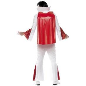 Elvis kostume i rød og hvid