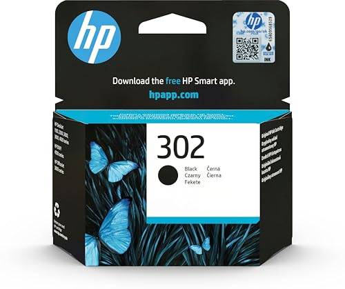 HP F6U66AE 302 original bläckpatron, svart, ett paket