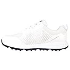 Skechers dam Sneaker GO GOLF ELITE 5 SPORT, Vit synthetisk textil marinblå trim, 36.5 EU