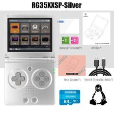ANBERNIC NEW RG35XXSP Flip Håndholdt spilkonsol 3,5 tommer IPS Clamshell Video Gaming Console 64 Bit Linux System 64G Onlinespil