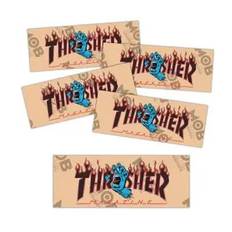 Thrasher x Santa Cruz Clear Mob Skateboard Strips Griptape 5-pak