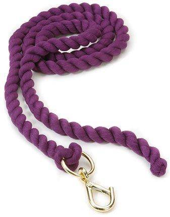 Shires Plain Lead Rope, Purple - One Size