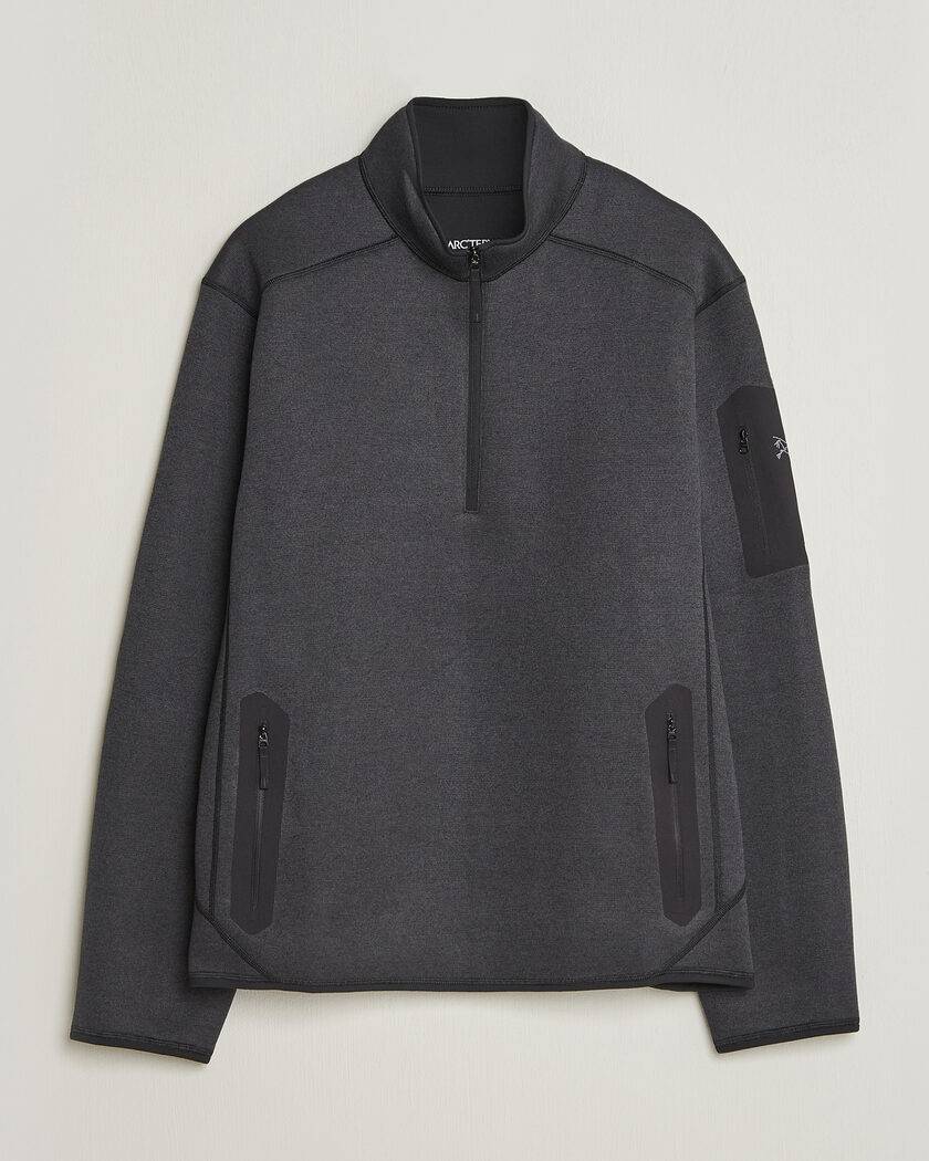 Arc'teryx Covert Half Zip Black Heather