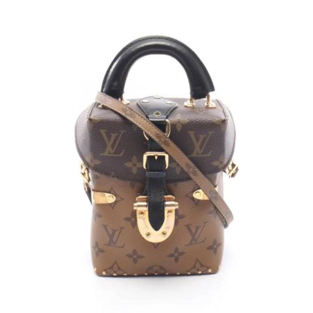 Louis Vuitton Vintage Pre-owned Canvas Håndtaske - Vintage - Dame - Brun - ONE SIZE - Læder