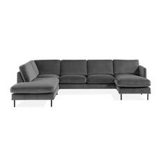 VILLEMO U-soffa med Divan Sammet Höger - U-soffor