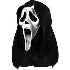 Halloween skräck scream spöke ansiktsmask, klassiskt kostymtillbehör