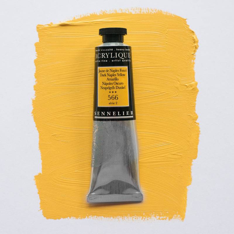 Sennelier Artist Acrylique Akrylfärg 60 ml Dark Naples Yellow S2 566 (3F)