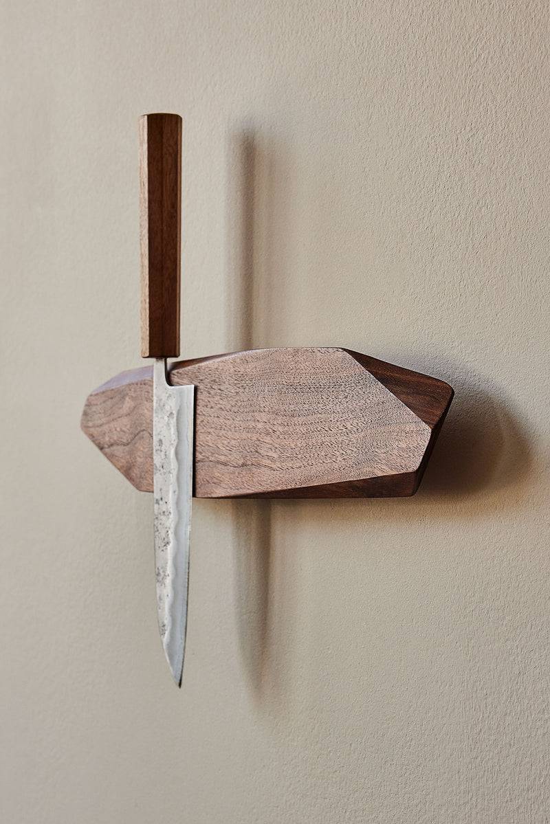 Knivmagnet, 40 CM - valnøddetræ