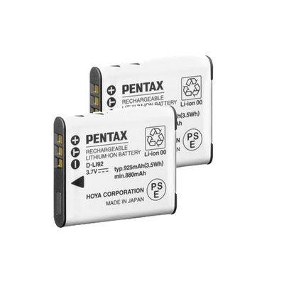 Pentax Battery D-Li 92  pack of 2