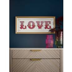 Next Love Spejl Slogan Vægdekorationer