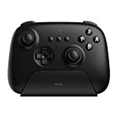 8BitDo Ultimate Bluetooth & 2.4g Controller with Charging Dock for Switch and Windows - Black