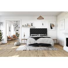Berg & Strand OAKHAM Kontinentalsäng 160 Svart - Kontinentalsängar