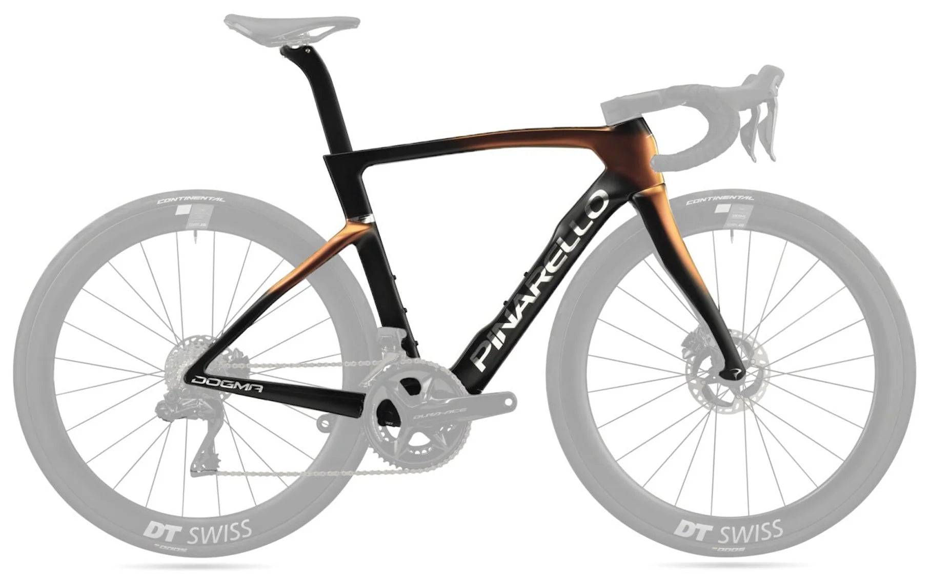 Pinarello New Dogma F Frameset 2025 - 167 / 430 / LUXTER RED GOLD (430)