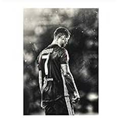 IGHSNZUH Cristiano Ronaldo Poster Poster Jigsaw Puzzle 1000 Pieces Wood Pussel Adult Children's Education Game Family Decompression Toy Gift Yt118Zu