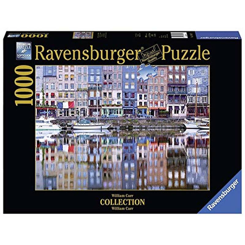 Ravensburger 19867 - Honefleur Reflection Jigsaw Puzzle 1000pc