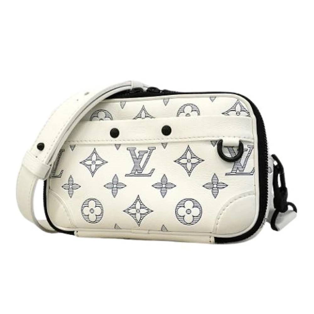 Louis Vuitton Vintage Pre-owned Vintage Skuldertaske - Vintage - Herre - Hvid - ONE SIZE - Uld