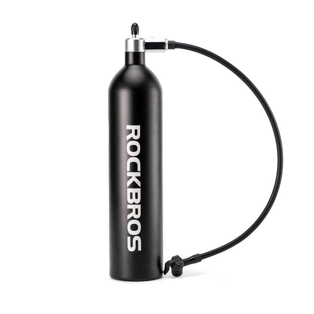 Rockbros Tubeless Dækpumpe - 200 PSI, 1.2L - Sort