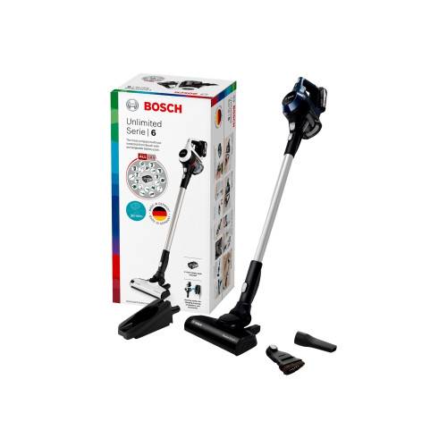 Bosch Unlimited Serie | 6 BCS611P4A - dammsugare - sladdlös - skaft/handhållen - månskensblå