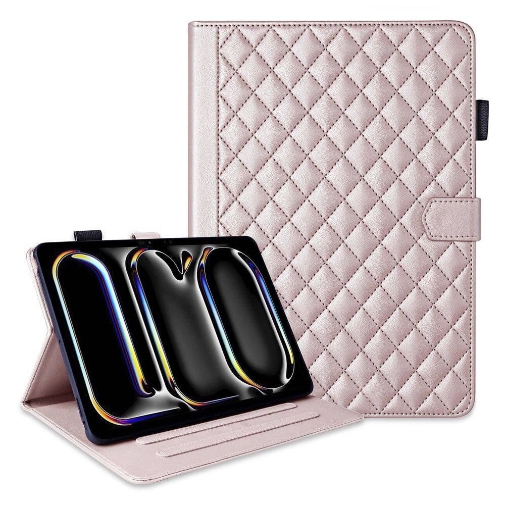 Trolsk Pungcover Romb med Apple Pencil-plads (iPad Pro 13 (2024-2025)) - Rosa.