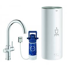 GROHE Red Duo Küchenarmatur und Boiler L-Size C-Auslauf chrom 30079001