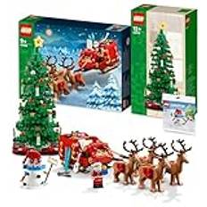 Lego Julpaket 2024 – Lego, julgran och jultomten (40499 & 40573), julgran, lego, julset, Lego vinter inkl. jultomten/jultomten