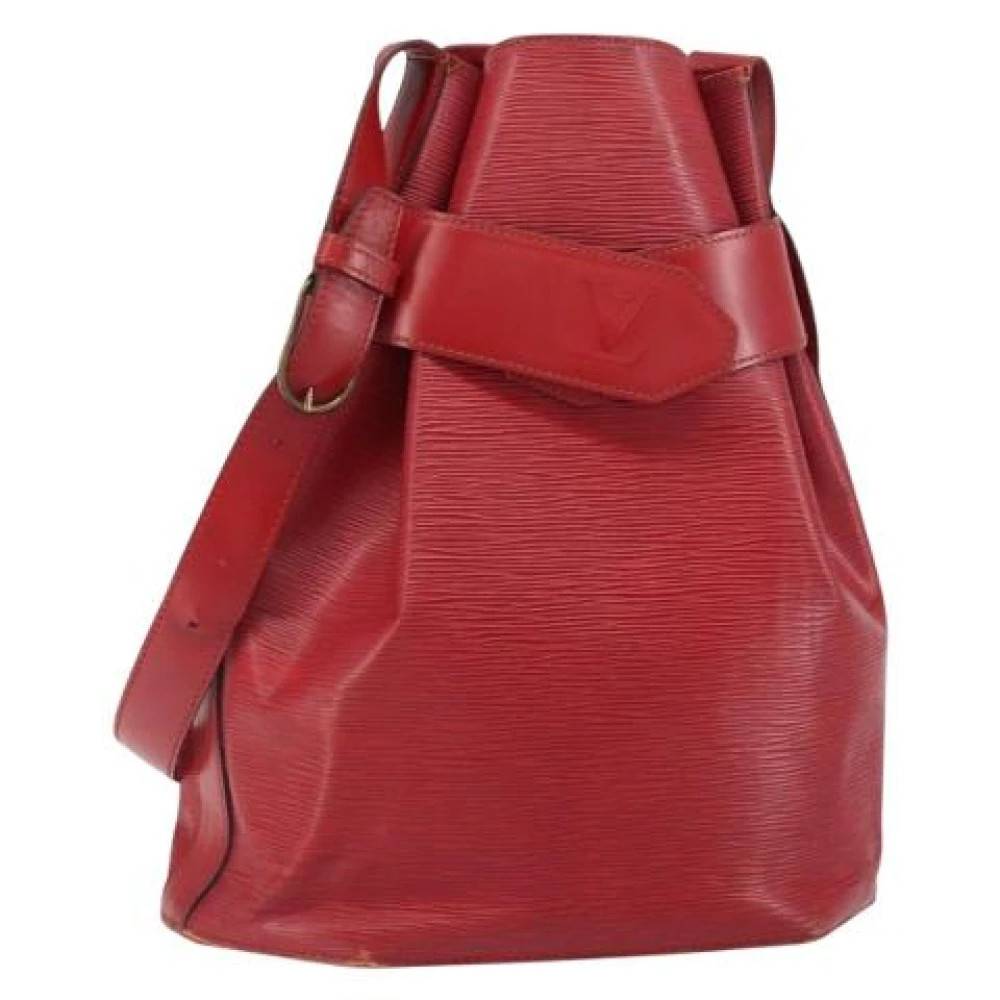 Louis Vuitton Vintage Pre-owned Laeder louis-vuitton-tasker - Vintage - Dame - Rød - ONE SIZE - Tyl