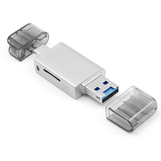 USB-C Type C /USB 2.0 to NM Nano Memory Card TF Micro-SD Card Reader for Huawei Cell Phone &Amp,