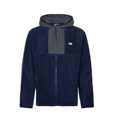 Polar Fleece Hooded Jacket Sport Men Sport Clothing Sport Fleeces & Midlayers Blue New Balance