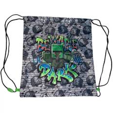 Minecraft Gym-/Turtaske med Graffiti Print