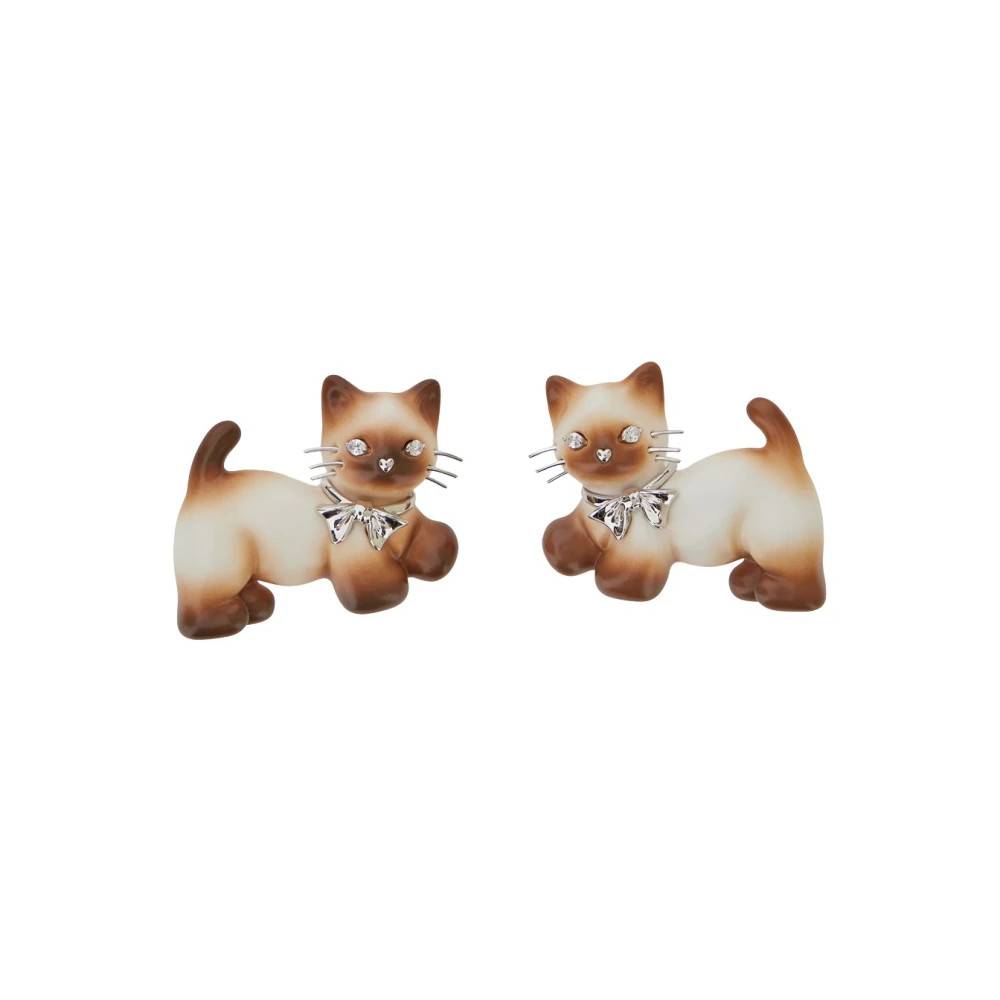 YVMIN Kitten Hårklemme - Accessories - Dame - Brun - ONE SIZE - Tyl