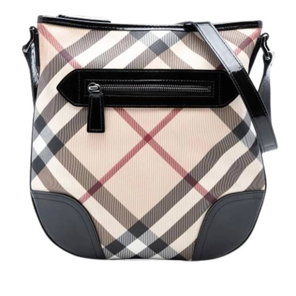 Burberry Vintage Pre-owned Dryden Crossbody Bag - Vintage - Dame - Beige - ONE SIZE - Læder