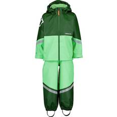 Didriksons Regntøj m. Seler - Waterman - Light Algae Green - Didriksons - 130 - Regntøj