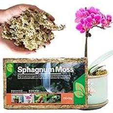 Wpsagek Sphagnum Moss | Orchid Potting Mix | Naturlig orkidéblandning, perfekt för att rota växter och sticklingar