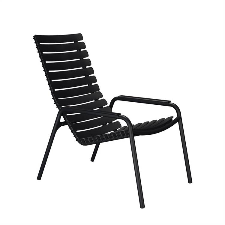HOUE Reclips Loungestol Svart/Svart