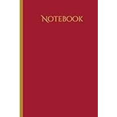 Premium Business Notebook: Hardcover, 151 Pages, Lined Journal, 6" x 9" Size, Red