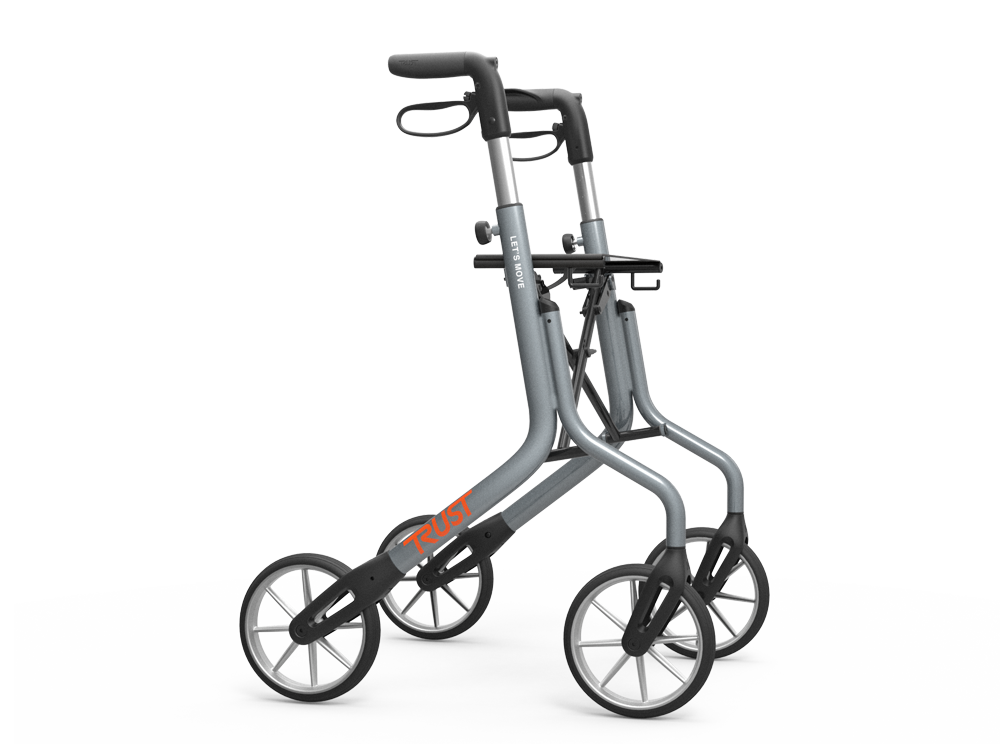 Let’s Move utomhusrollator - Grå