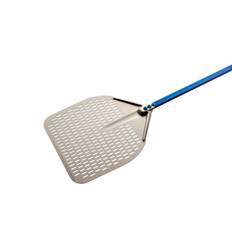 Pizzaspade perforerad aluminium 360x360 mm, handtag 600 mm, Gi Metal