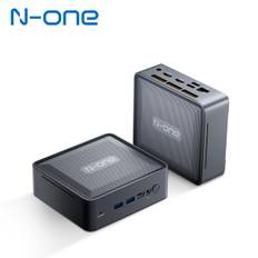 N-one NPC Air AMD Ryzen 7 5800U Mini PC16GB DDR4 512GB SSD Mini Computers (8C/16T, Up to 4.4GHz),Dual-Band Wi-Fi 6/BT5.2/Gaming/Office/Home svart