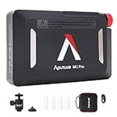 Aputure MC Pro RGBWW Mini LED-videoljus Mini Portable On Camera Film Light, CCT-intervall på 2000K-10000K, App med USB-C PD och trådlös laddning (uppdaterad)