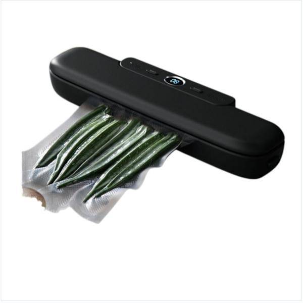 EU Plug Mini Vacuum Sealer Portabel enknapp handhållen vakuumförslutare för hem 220V ABS automatisk vakuumförsegling Black