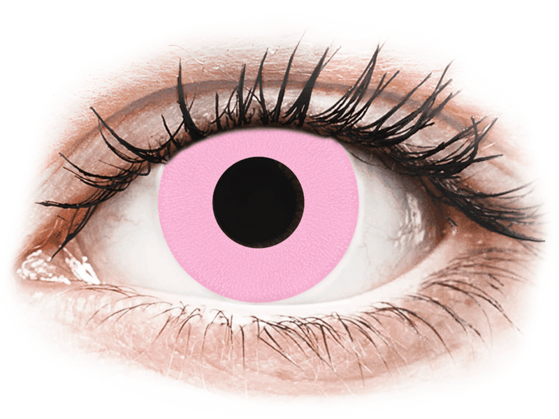 CRAZY LENS - Barbie Pink - Endags dioptrisk (2 linser)