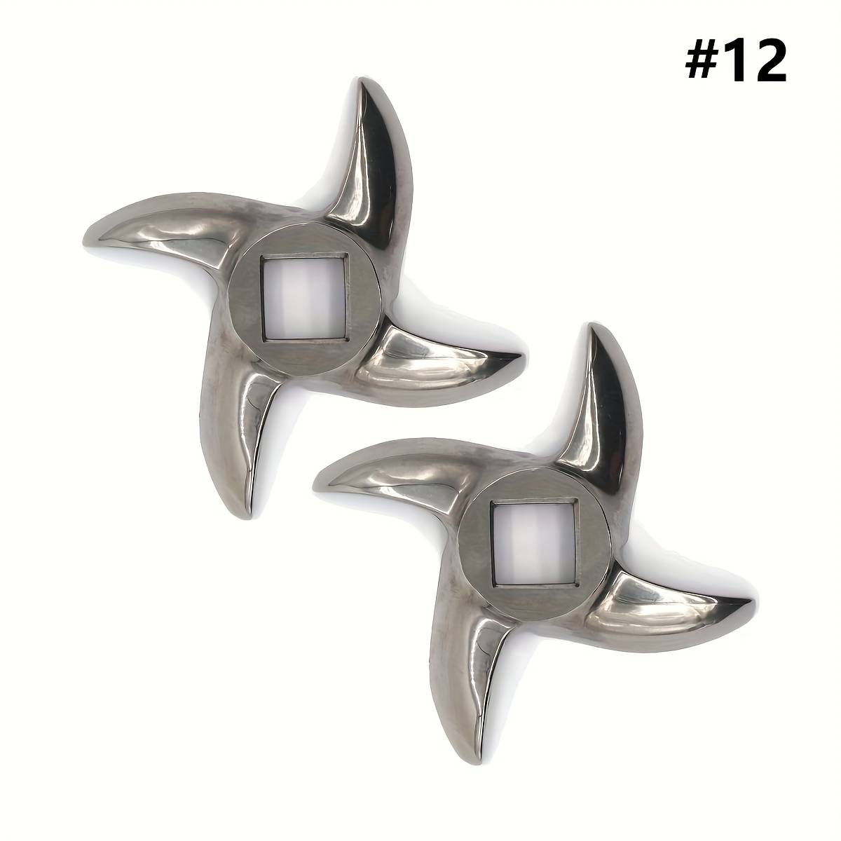 TEMU 1pc/2pcs #12 Meat Grinder , Stainless Steel Replacement For Meat Grinder, Durable Mixer Parts & Accessories For Home And Commercial Use