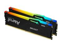 (ComputerSalg) Kingston Technology FURY Beast 32 GB 6000 MT/s DDR5 CL30 DIMM (sæt med 2) RGB EXPO, 32 GB, 2 x 16 GB, DDR5, 288-pin DIMM, Sort