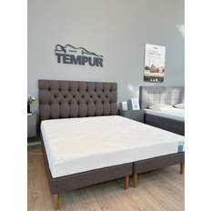 Tempur STAY 180x200 inkl. sengeramme, gavl &amp; ben - Cacao  UDSTLLINGSMODEL OUTLET