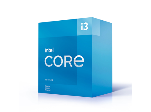 Intel CPU Core I3-10105F 3.7GHz Quad-Core LGA1200 (PIB - m/køler)